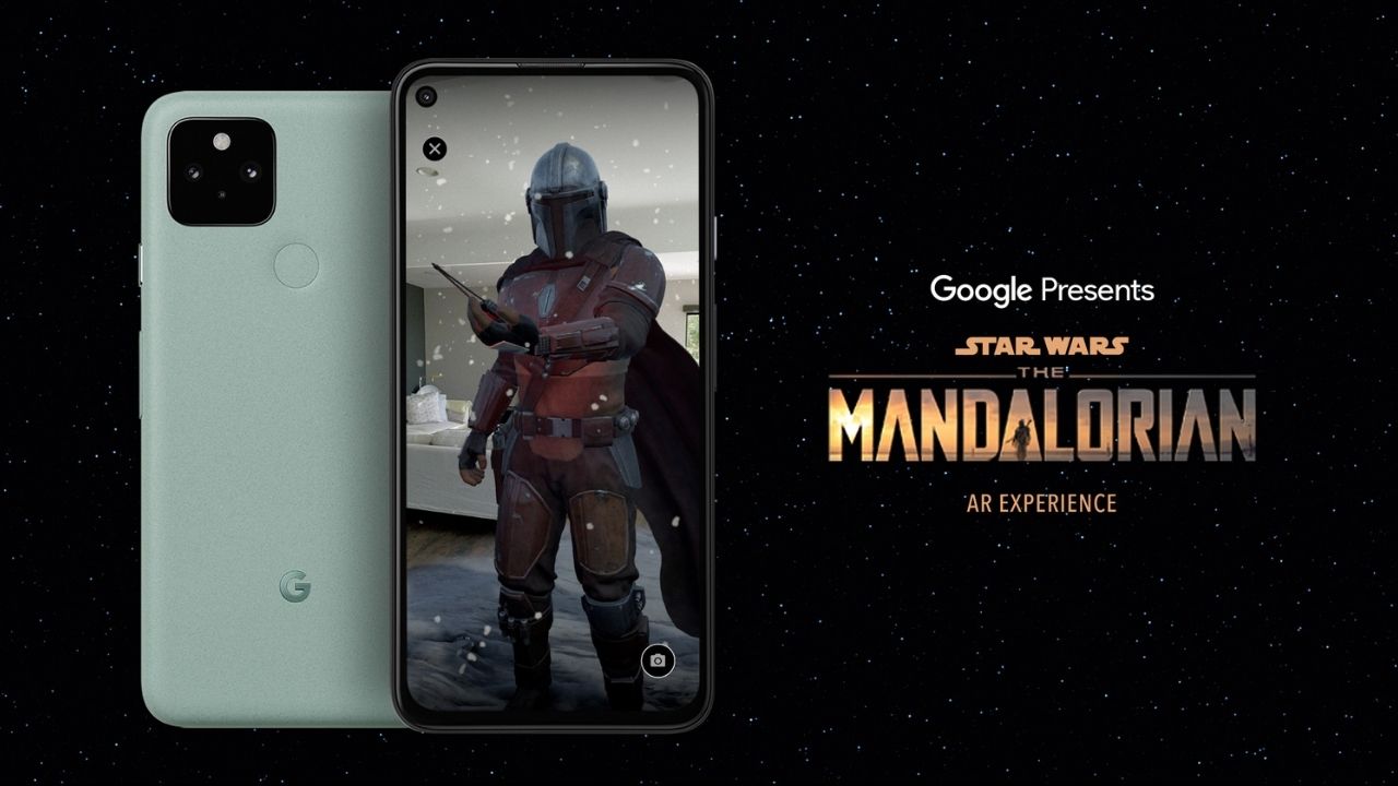 The Mandalorian AR Experience graphic