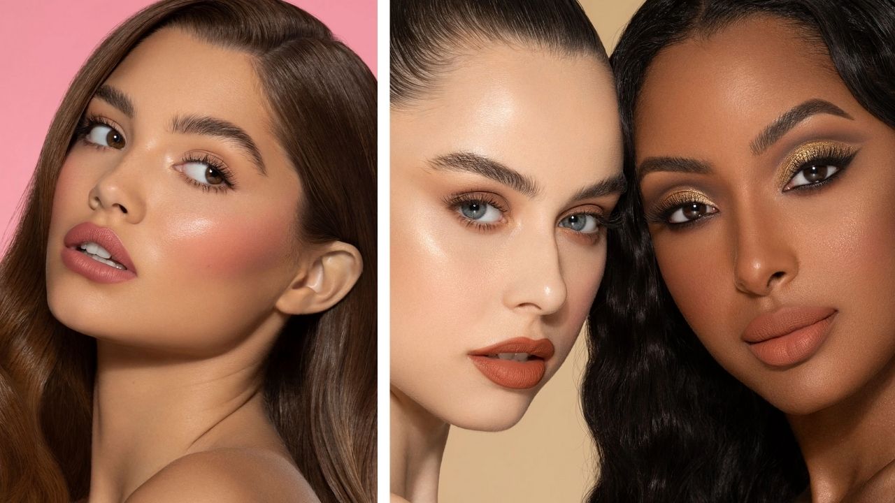 women wearing kylie makeup