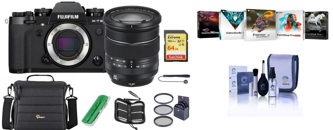 Fujifilm X-T3 Camera with XF 16-80mm F4.0 R OIS WR Lens