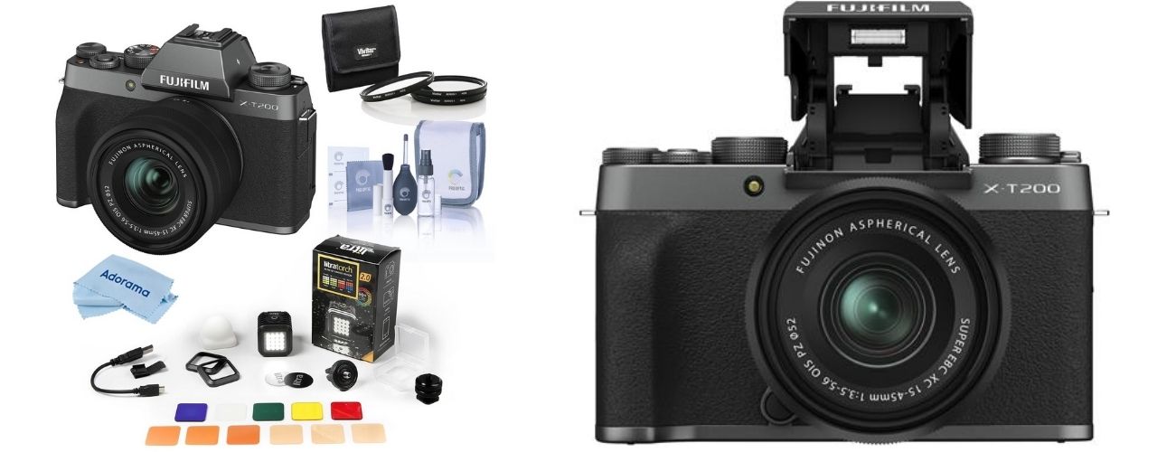 Fujifilm-X-T200 with lens kit