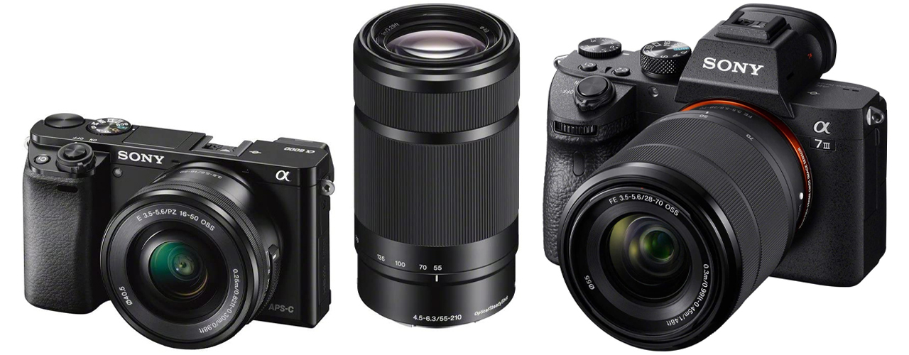 sony-cameras-and-camera-lens