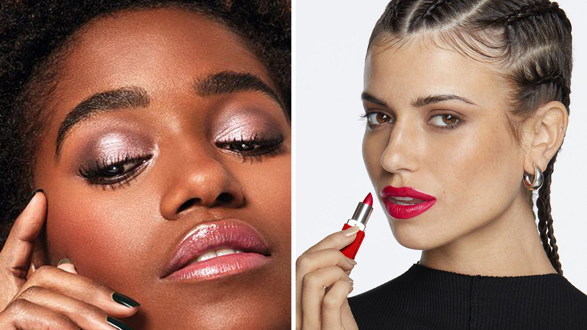 women wearing makeup
