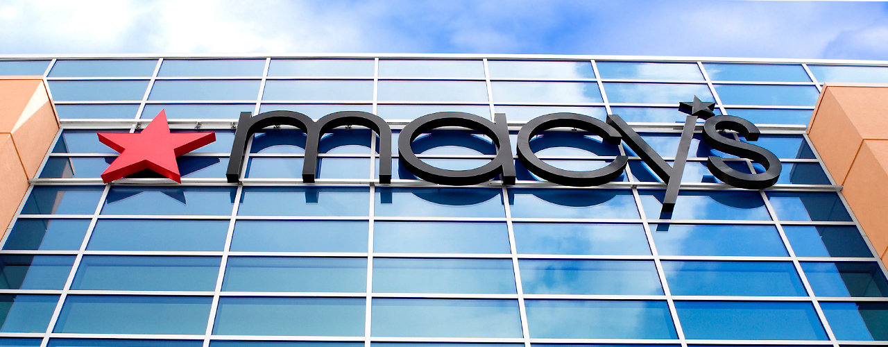 inbody macys store exterior and sign sunny day