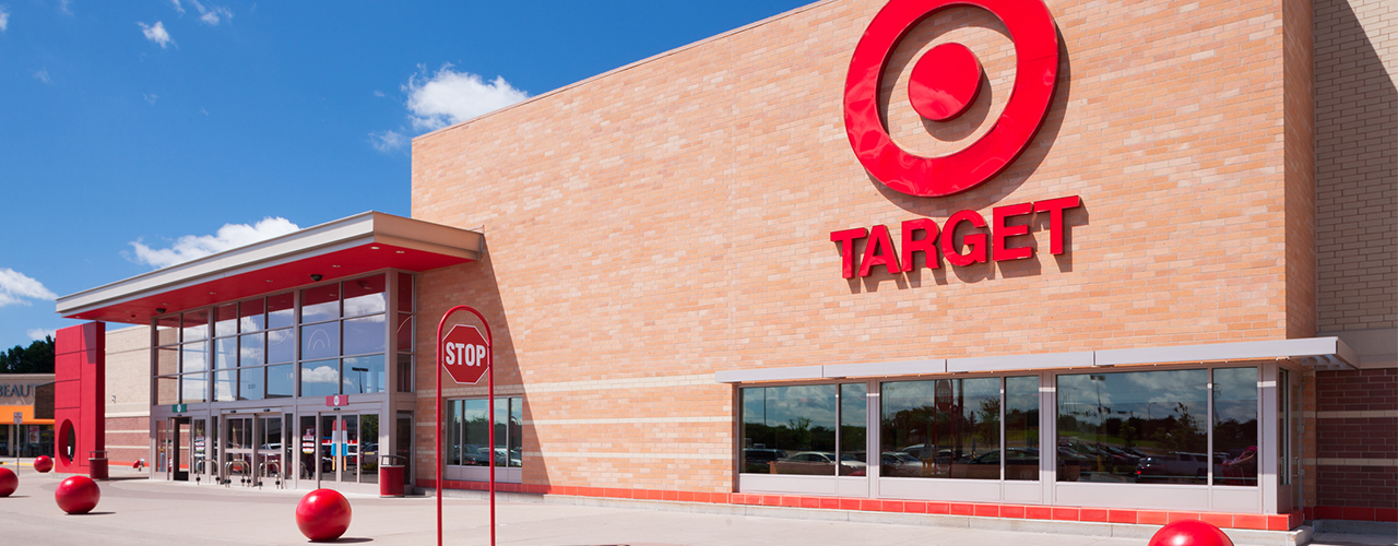 target inbody storefront outdoors sunny day