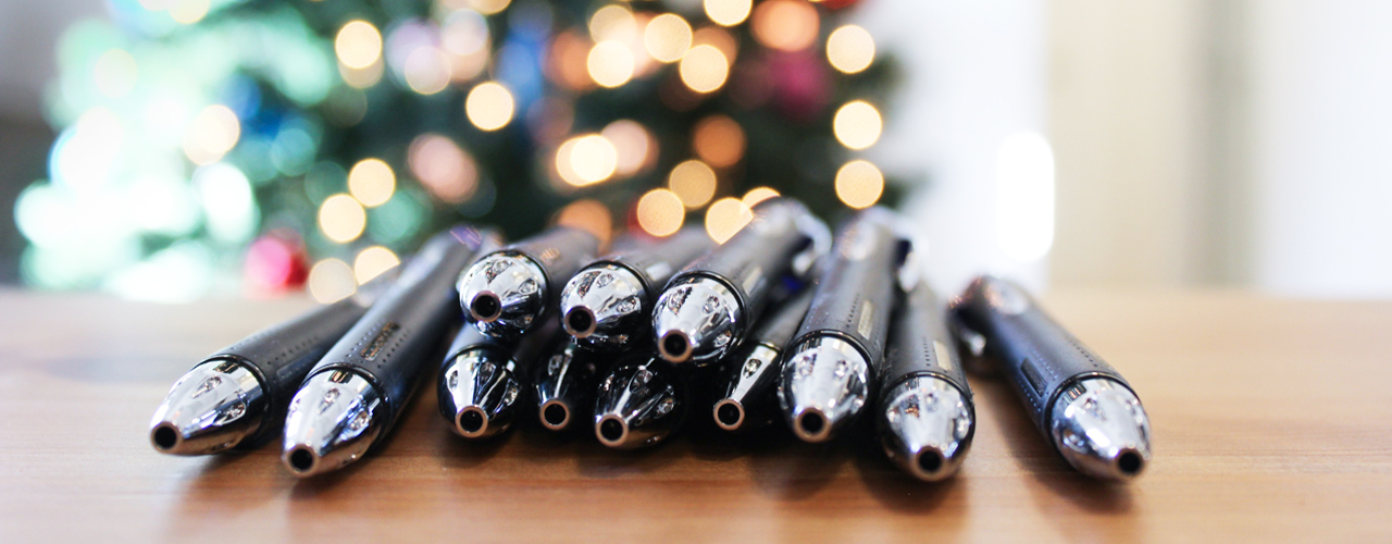pile of pens