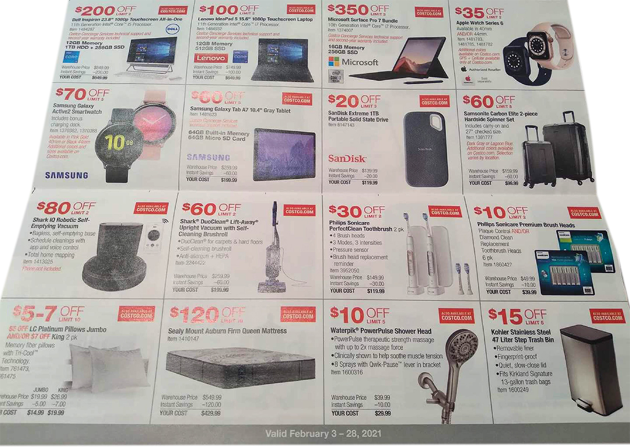 Costco February 2021 Coupon Book and Best Deals of the Month
