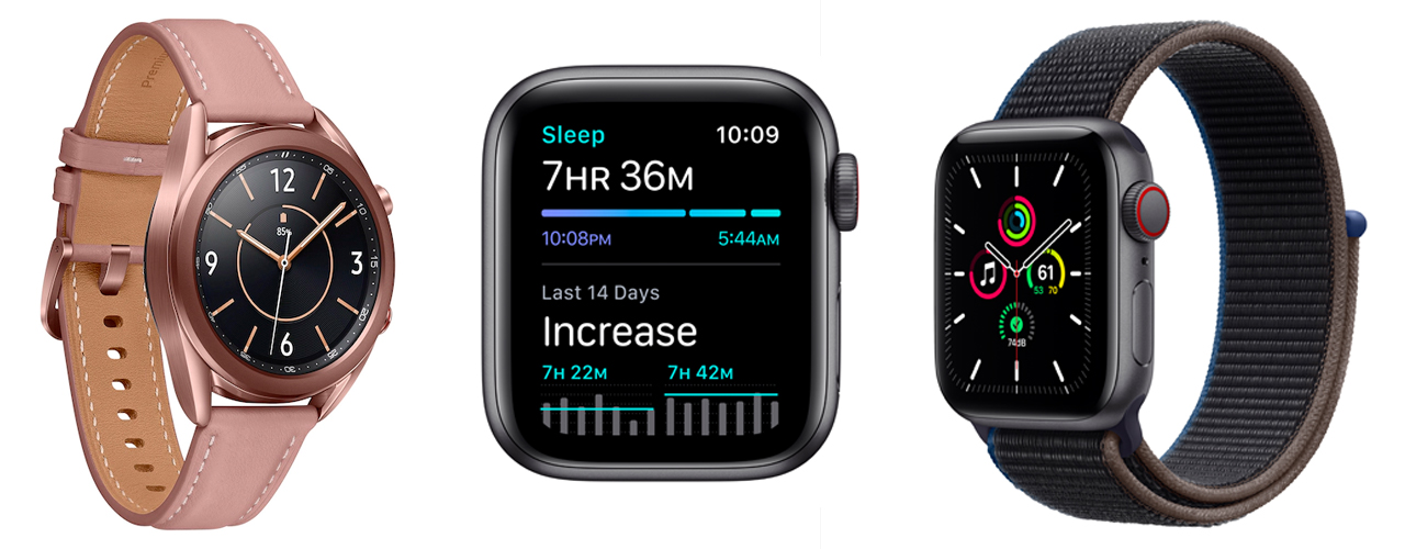 galaxy watch 3 apple watch se inbody