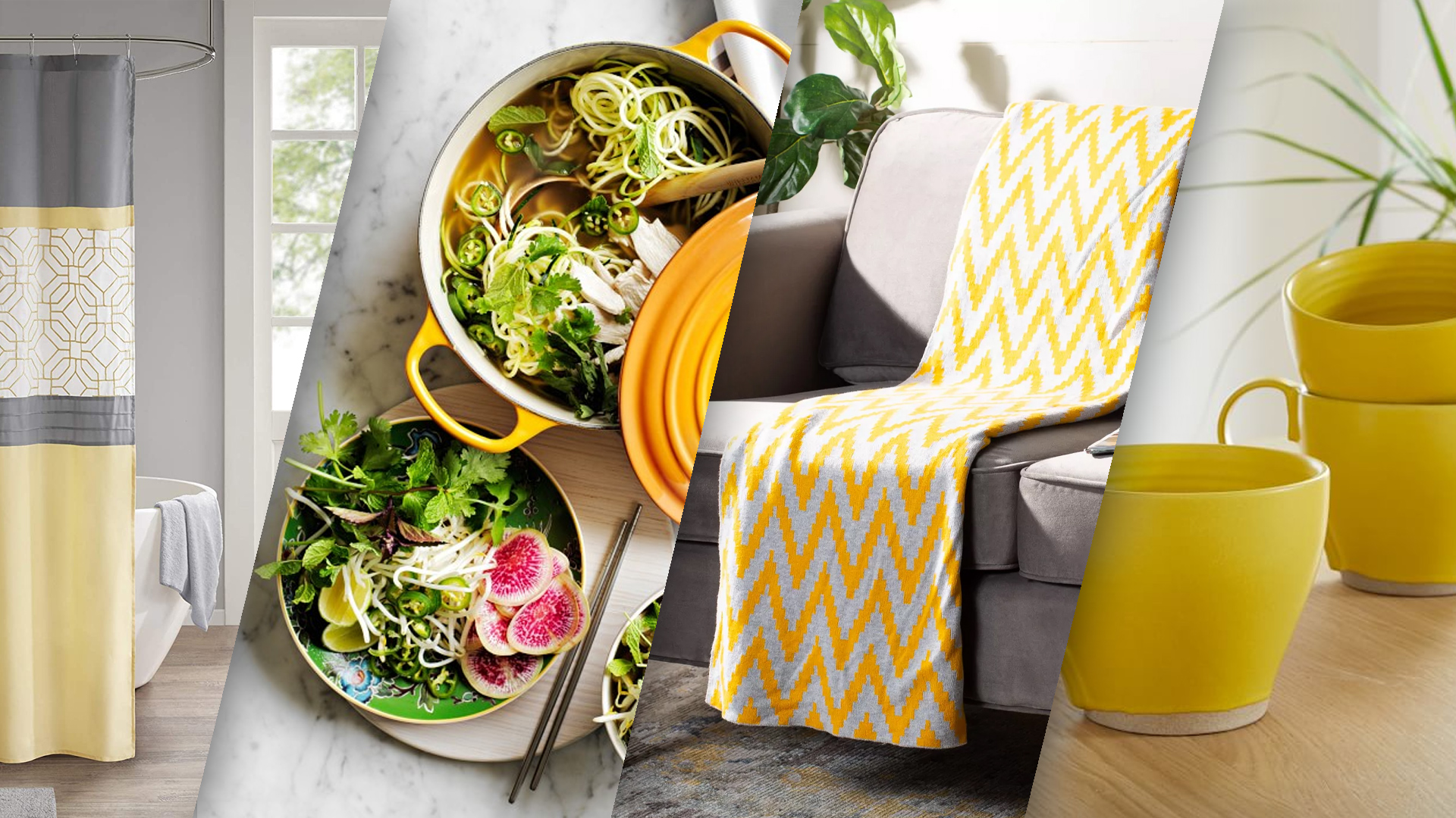 hero pantone color grey yellow products in home