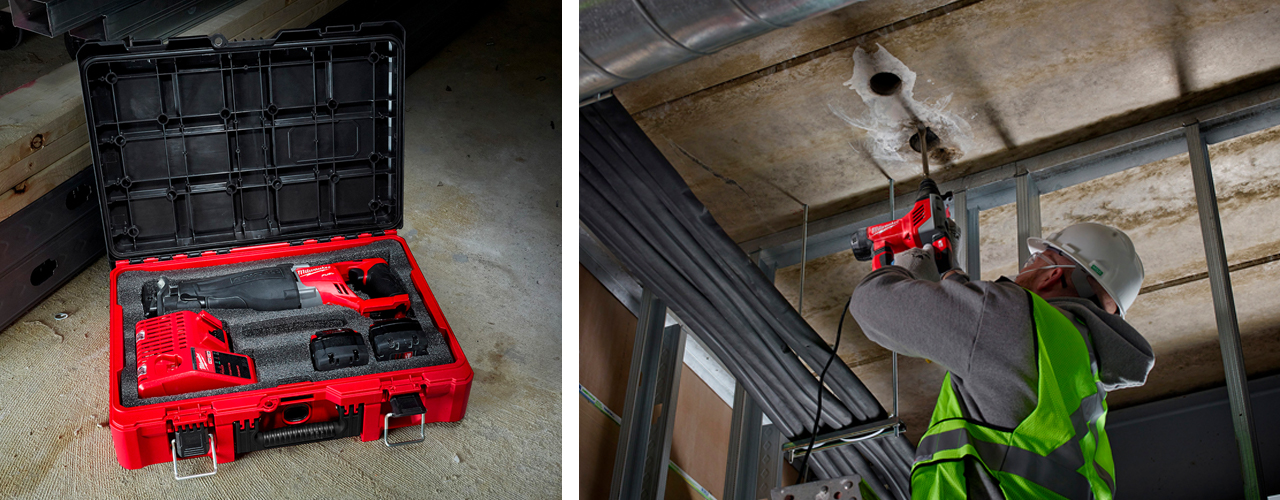 inbody milwaukee tool set drill case with foam