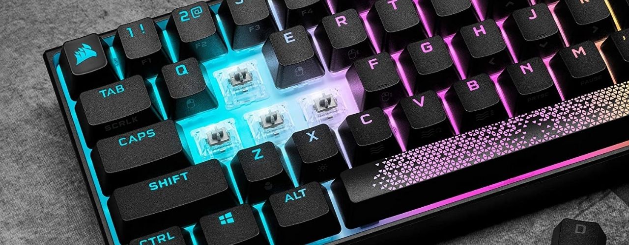 K65 RGB MINI 60% Mechanical Gaming Keyboard — CHERRY MX SPEED