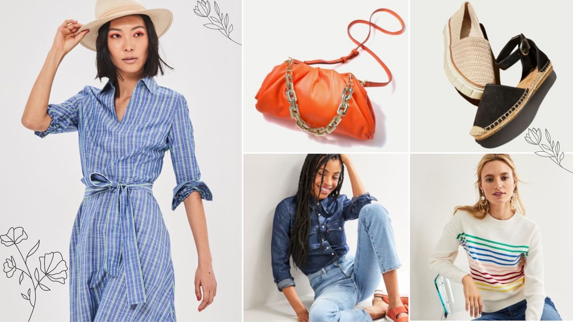 Macy's sale items collage