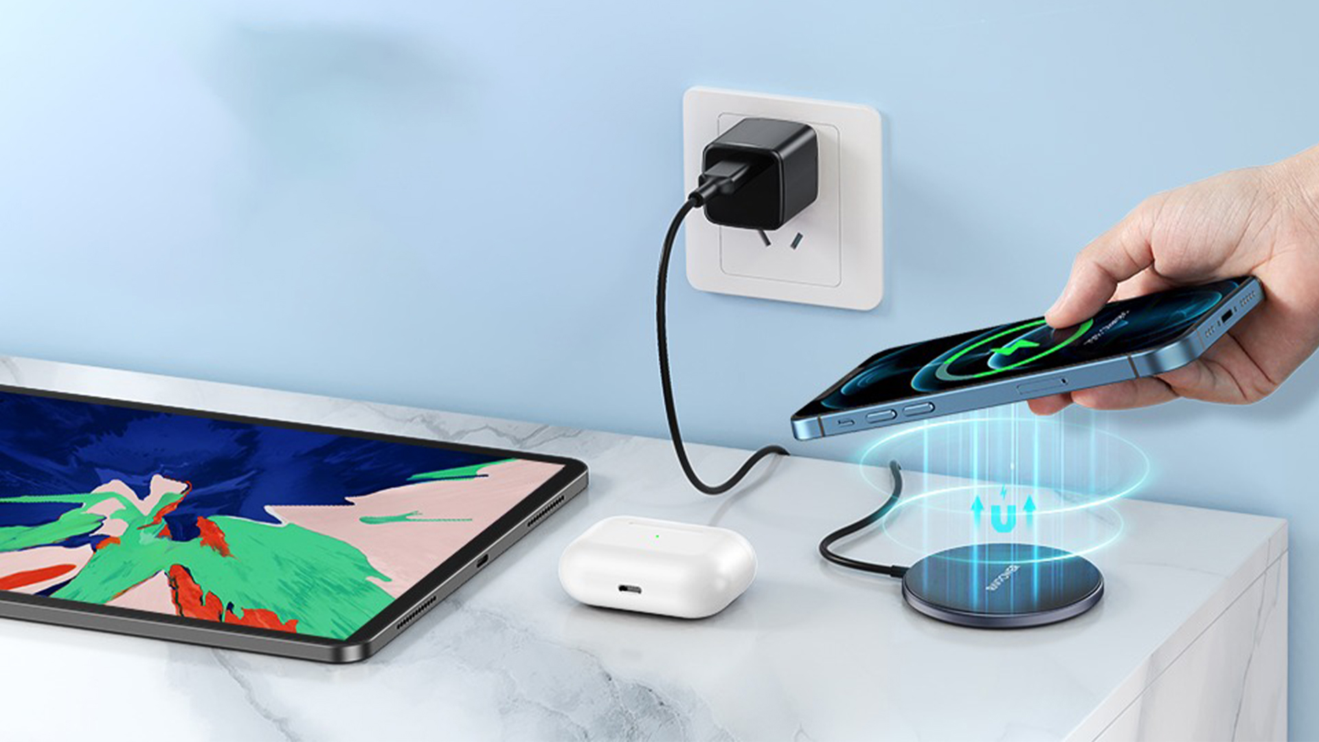 RAVPower Magnetic Wireless Charger iPhone 12 Charger