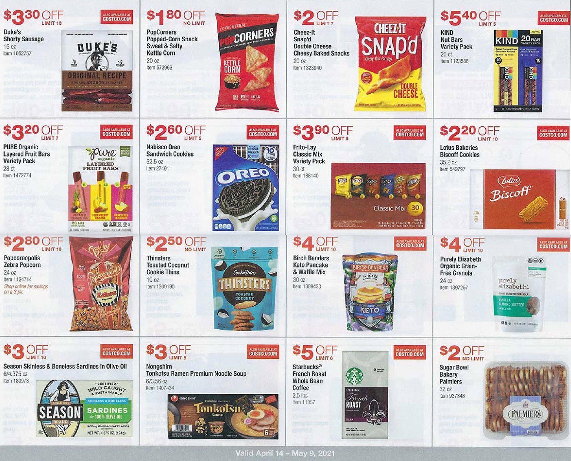 Costco April 2021 Coupon Book and Best Deals of the Month
