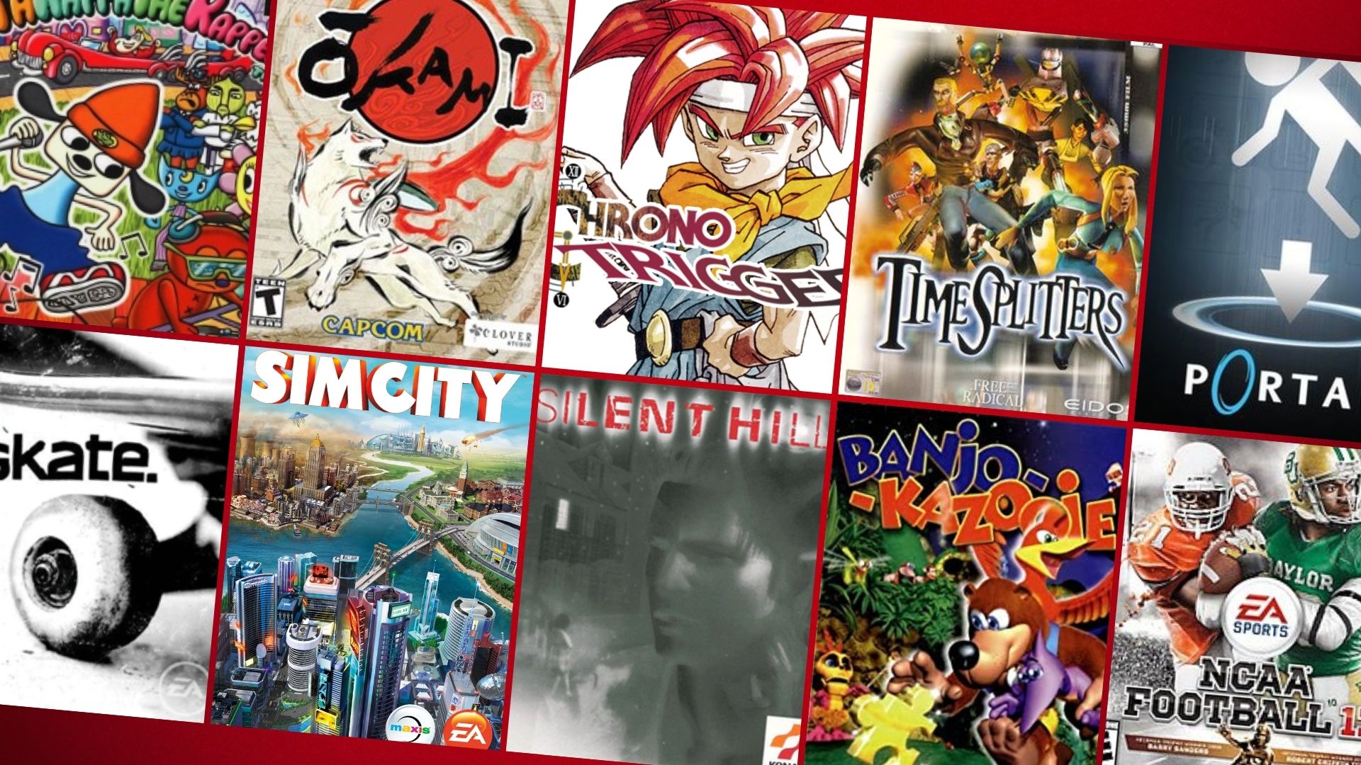 video game collage