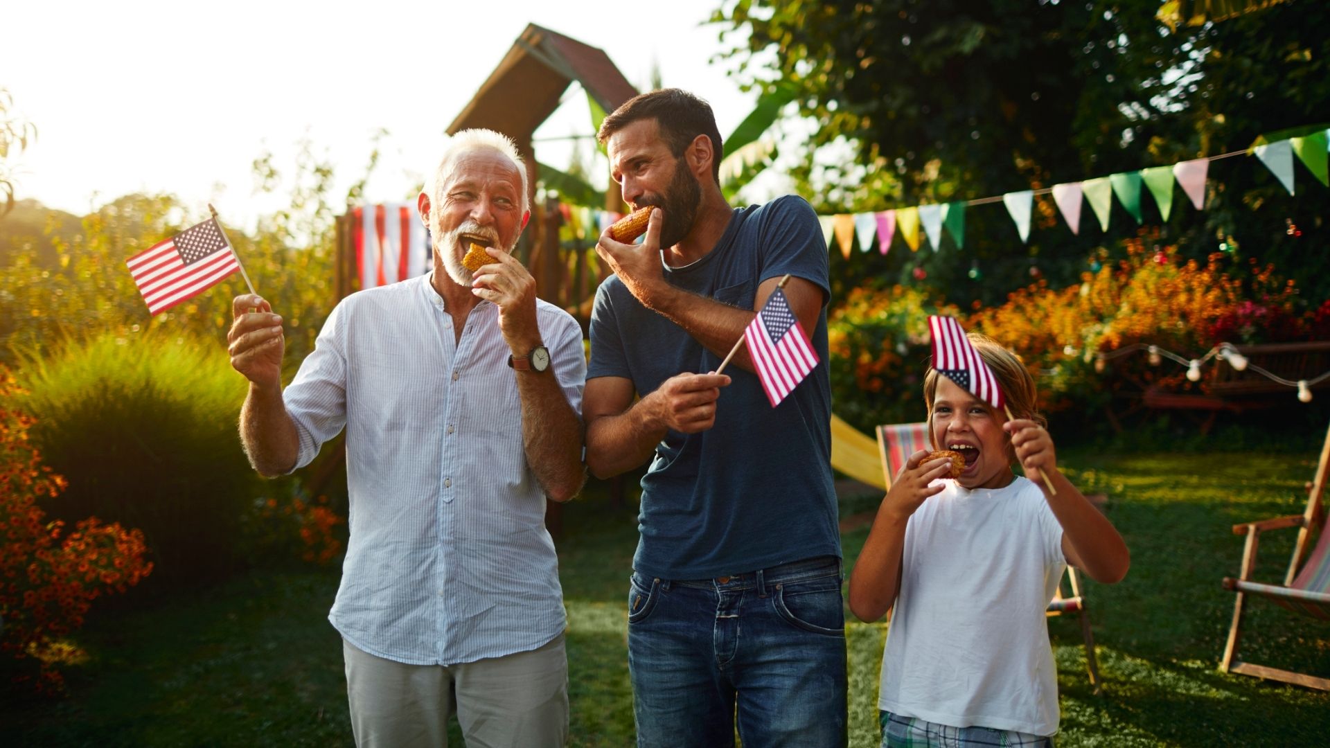 outdoor party fourth of july