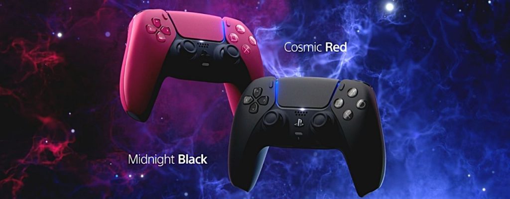 New PS5 Red and Black DualSense Controllers