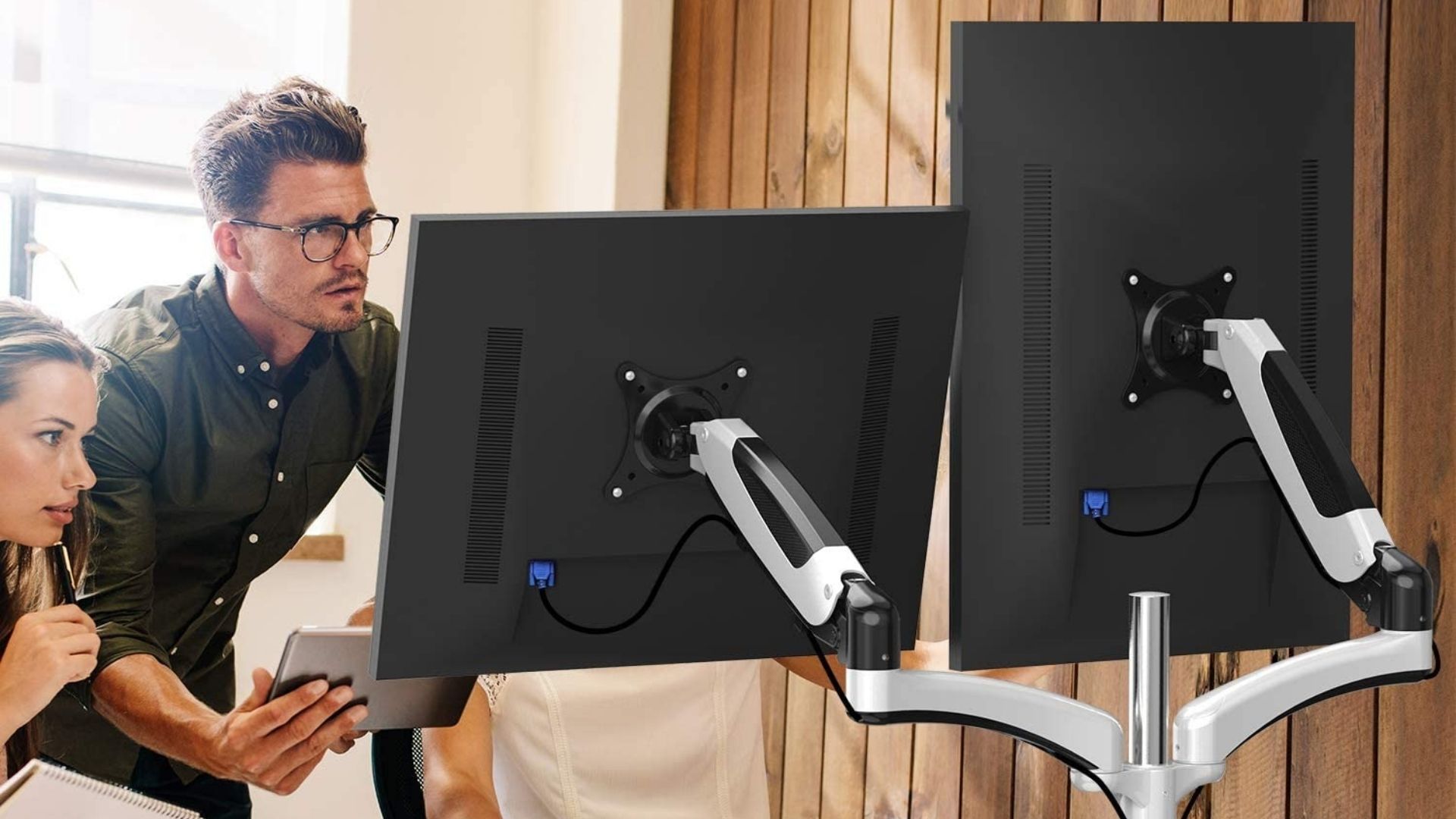Huanuo Dual Monitor Stand