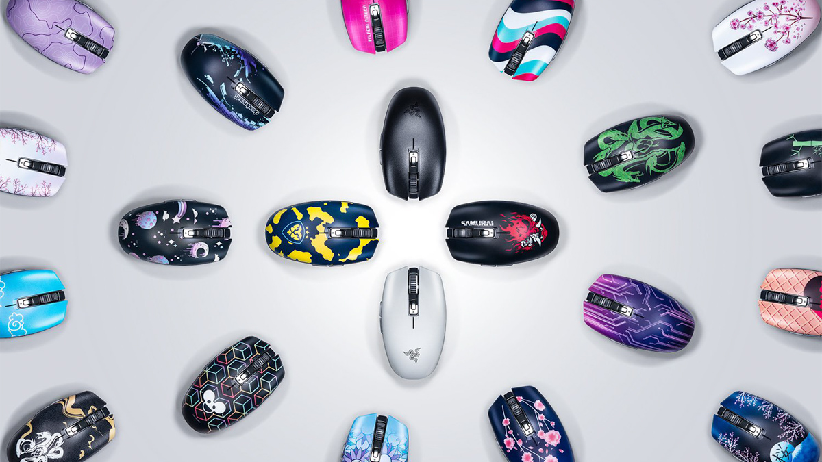 Custom designs on Razer Orochi V2 mouse