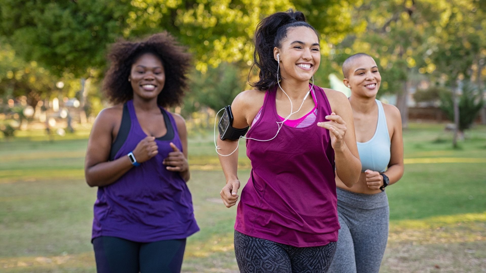 women jogging