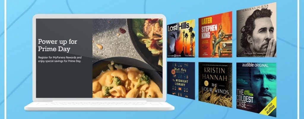panera and audible on amazon