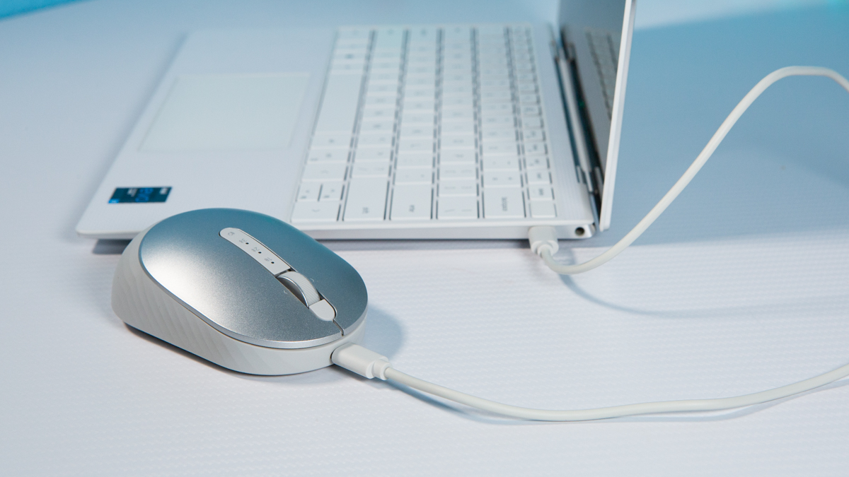 dell premier rechargeable wireless mouse and dell xps 13 laptop