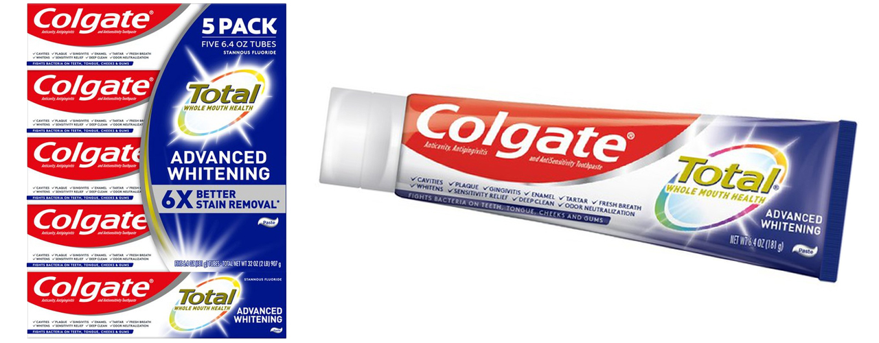 Colgate Toothpaste Advance Whitening Paste 5 Pack