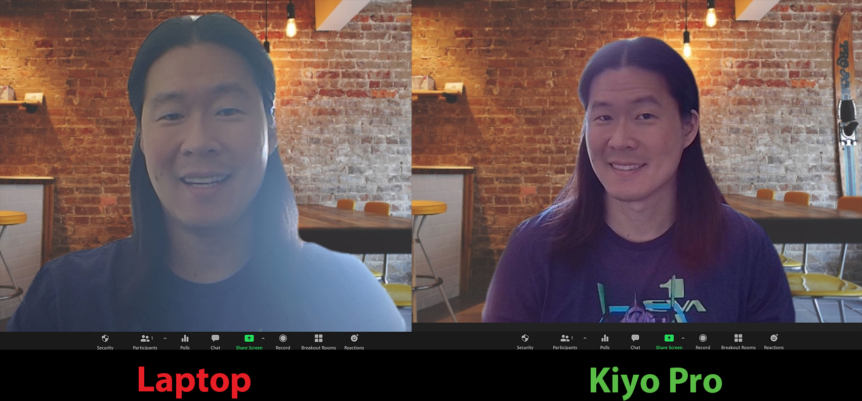 comparison of zoom video quality