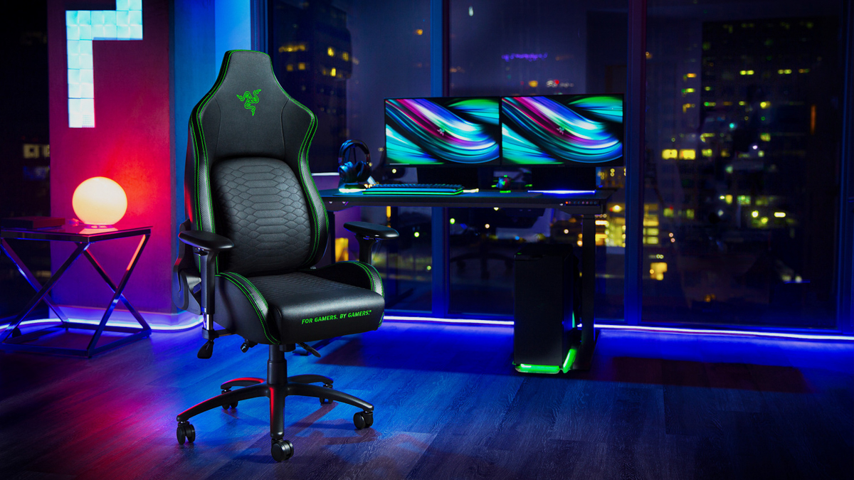 gaming room setup