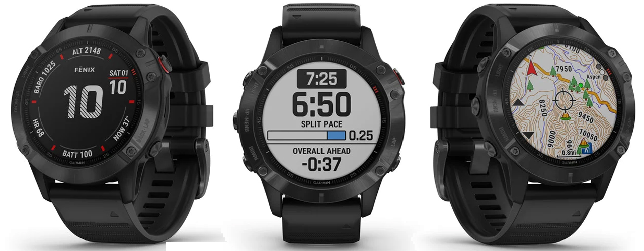 Garmin Fenix 6 Pro on white background