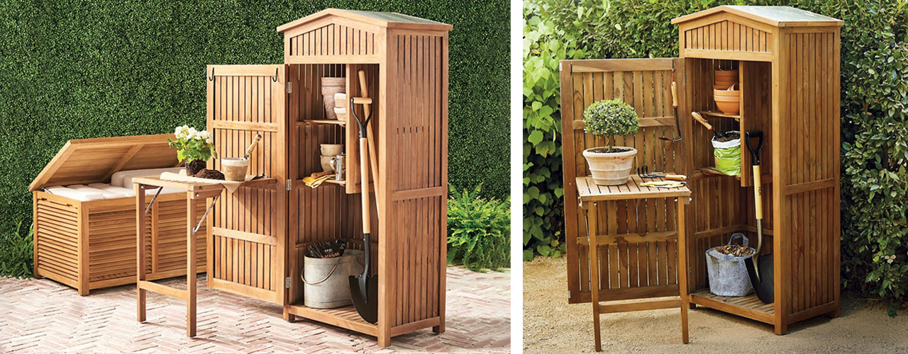 teak Garden Storage