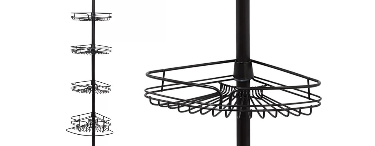 Stickley Tension Pole Shower Caddy