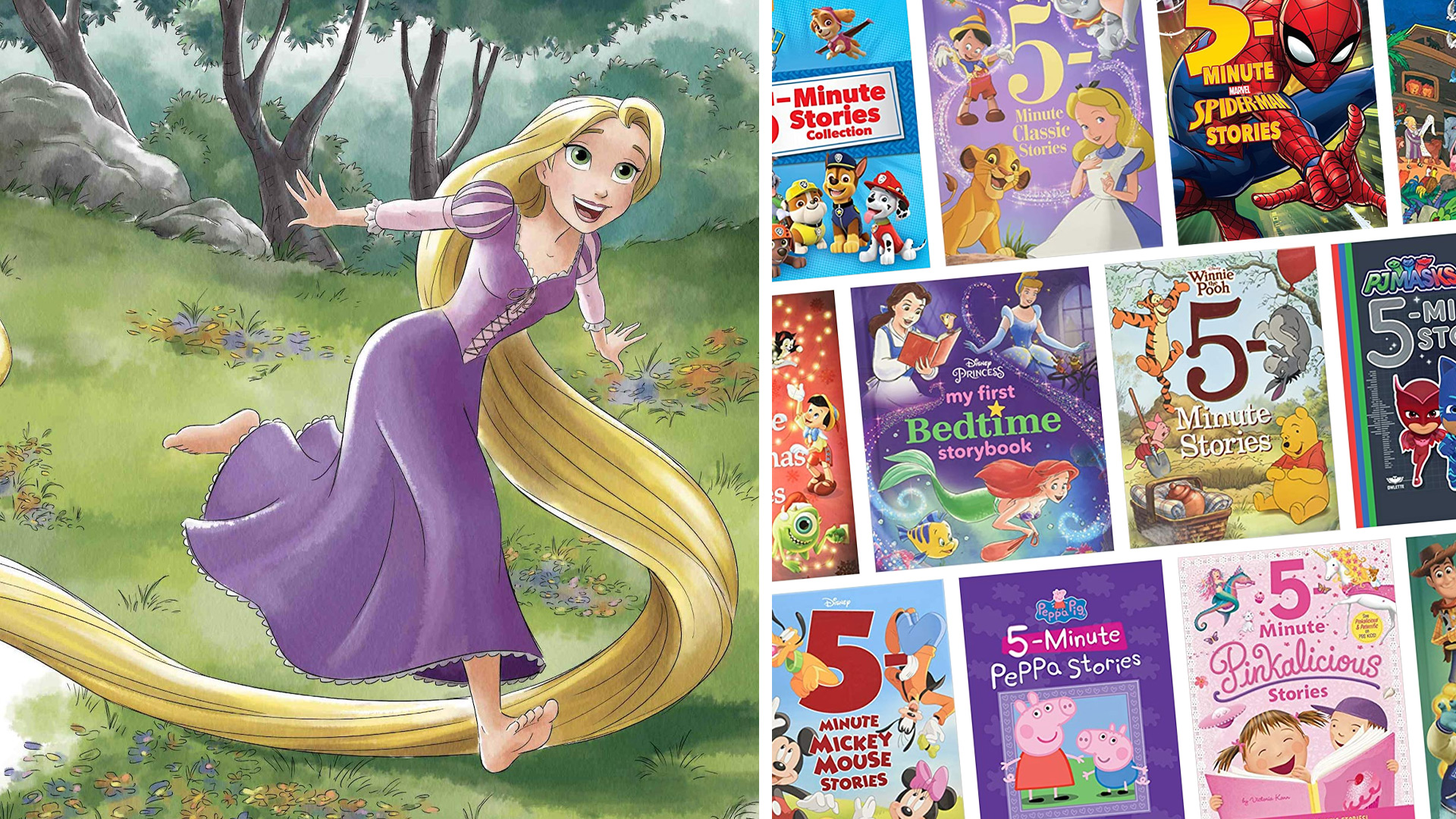 5 minute covers and tangled book character hero
