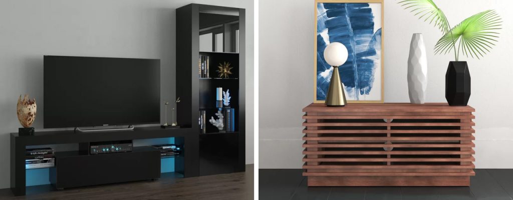 Earle Entertainment Center for TVs Moris Entertainment Center