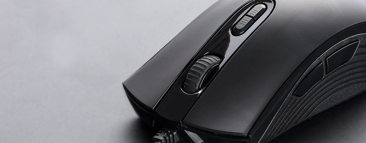 Kingston HyperX Pulsefire Core RGB Gaming Mouse on desk