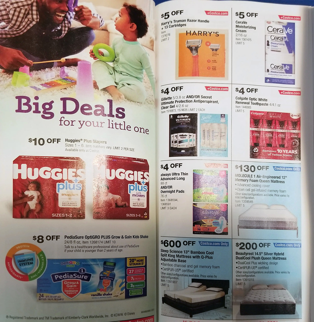 pages of the costco coupon book sept oct 2021