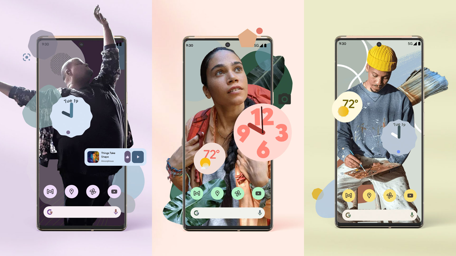 collage of google pixel 6 devices