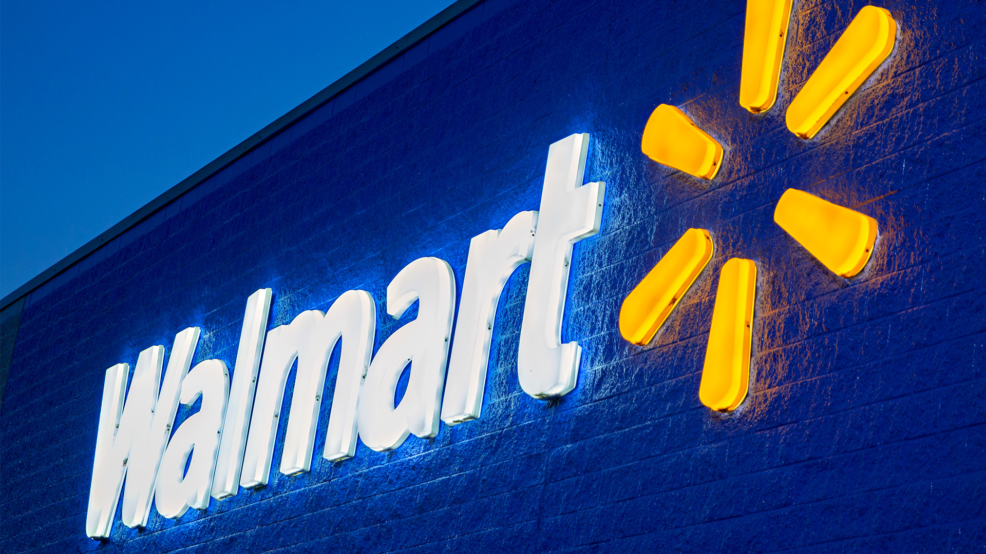 walmart storefont night