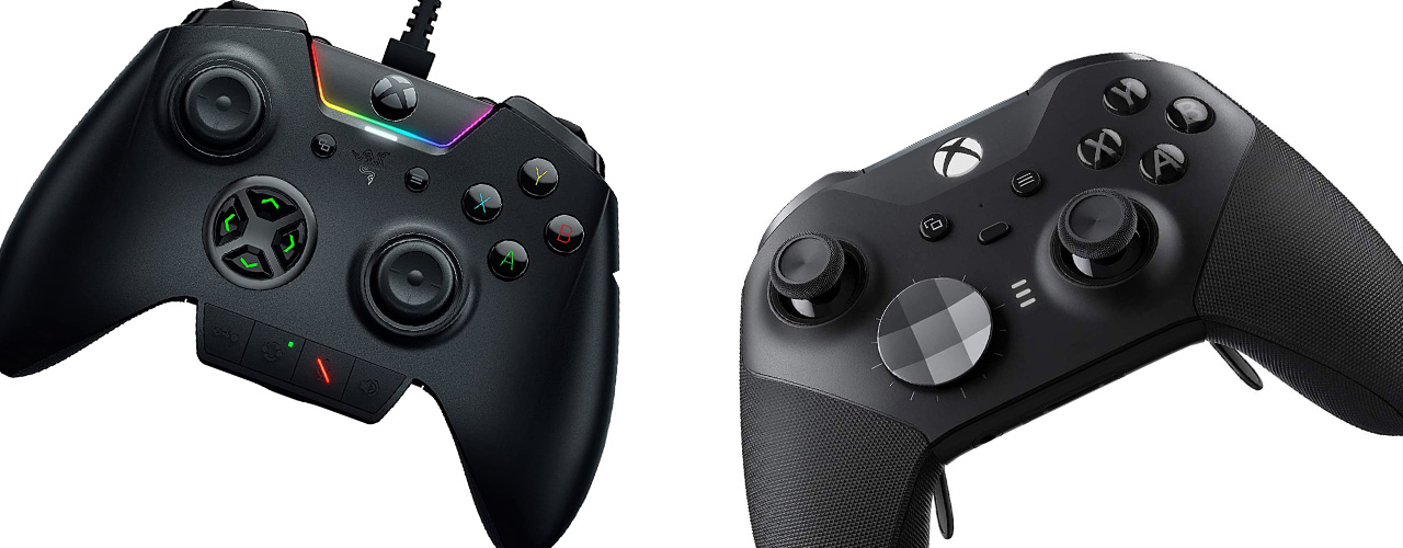 Razer Wolverine Ultimate Officially Licensed Xbox One Controller andElite Series 2 Controller