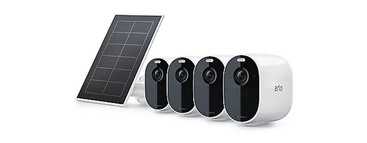 Arlo Essential Spotlight Cameras + Solar Panel