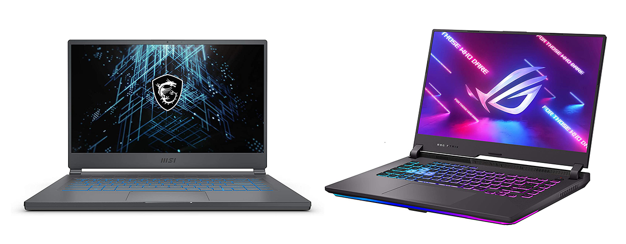 MSI Stealth 15M Gaming Laptop, ASUS ROG Strix G15 (2021) Gaming Laptop