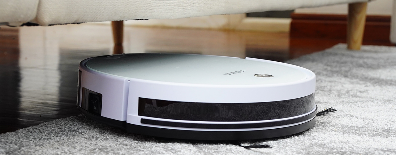 robot vacuum going under couch