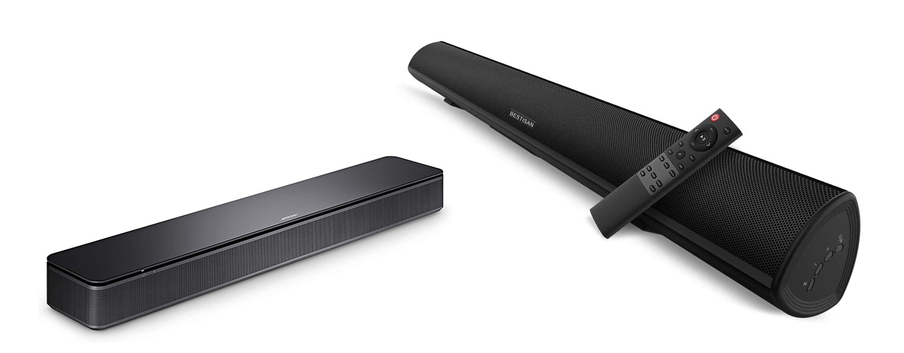 Bose and Bestisan soundbars