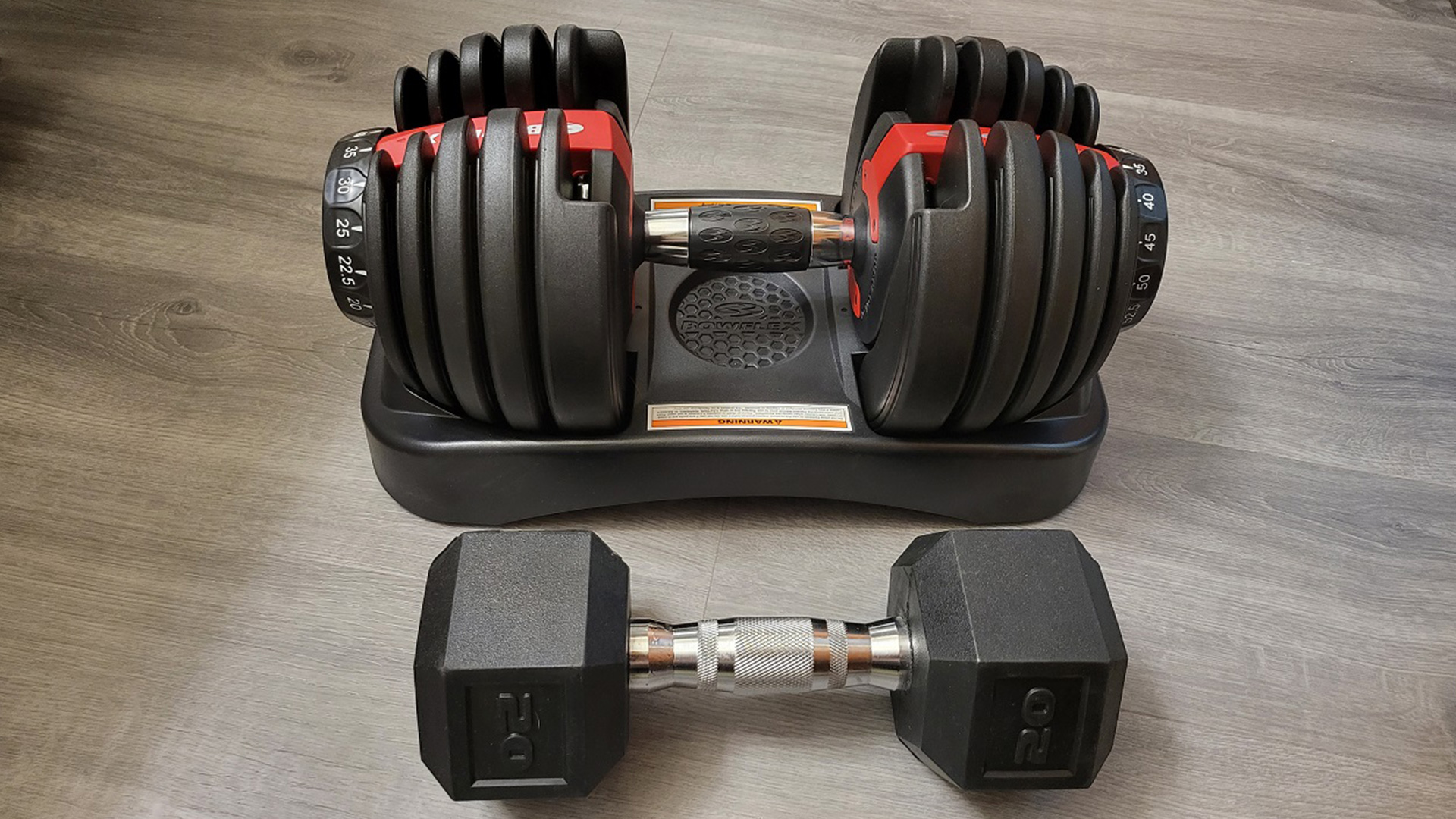 Bowflex 552 SelectTech Adjustable Dumbbells comparison to other weights