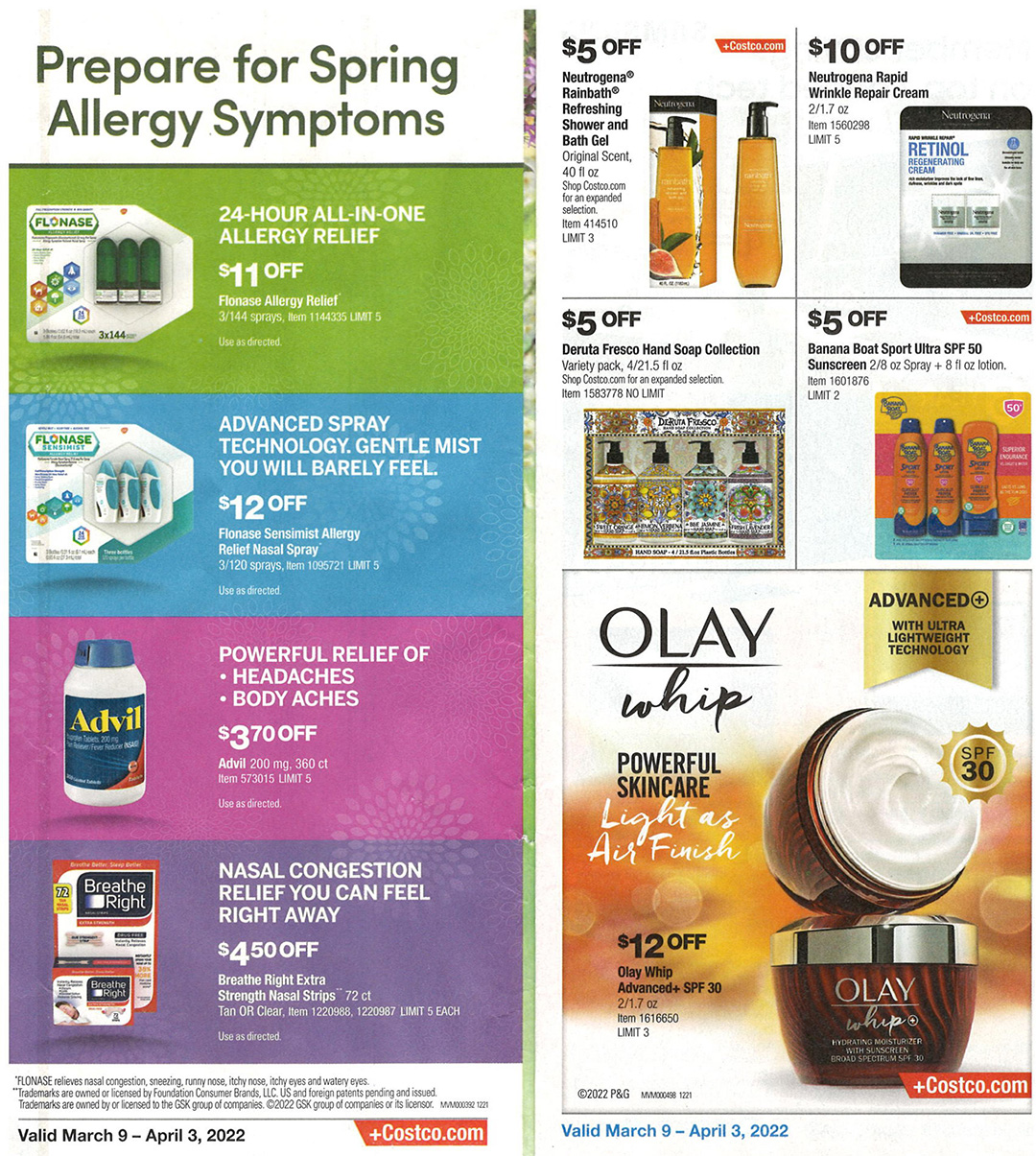 Costco March 2022 Coupon Book and Best Deals of the Month