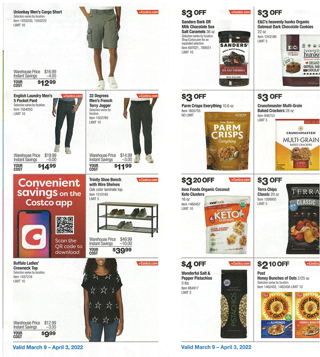 Costco March 2022 Coupon Book and Best Deals of the Month