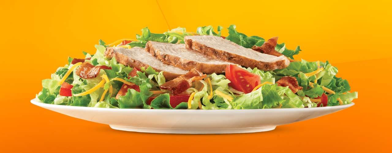 Arby's Roast chicken entree salad